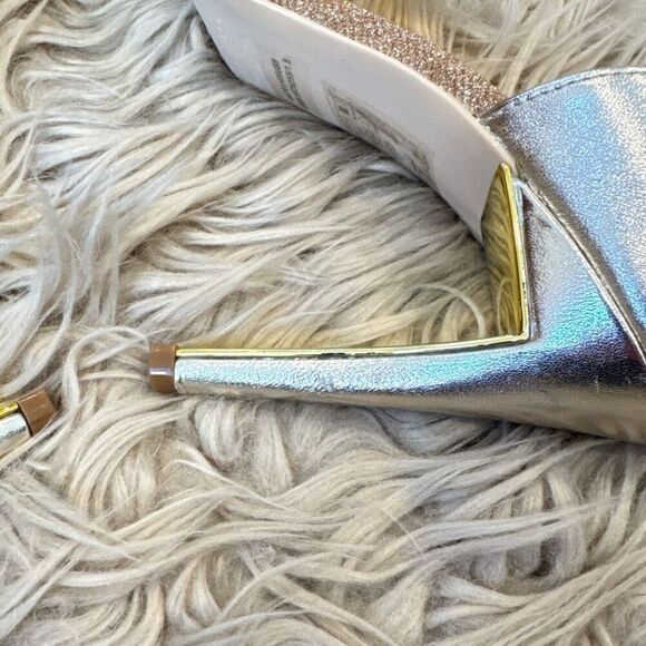 Ted Baker Metallic Gold and Silver Heels - Picture 7 of 10